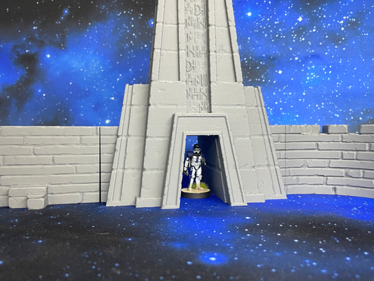 Templo con muros compatible con Star Wars Legión / Shatterpoint