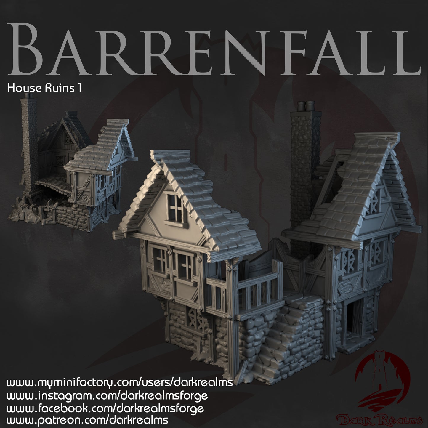 Casa en Ruinas 1 - Mordheim / LOTR / ESDLA / D&D / Pathfinder