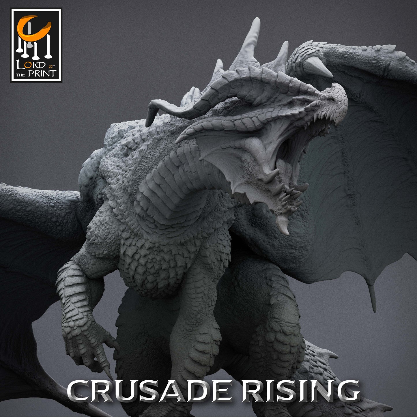 Dragón Rojo Legendario - LOTR / ESDLA / D&D / Pathfinder