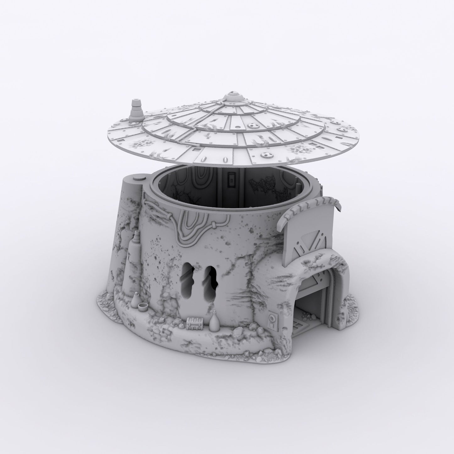 Casa del Hermitaño compatible con Star Wars Legión / Shatterpoint