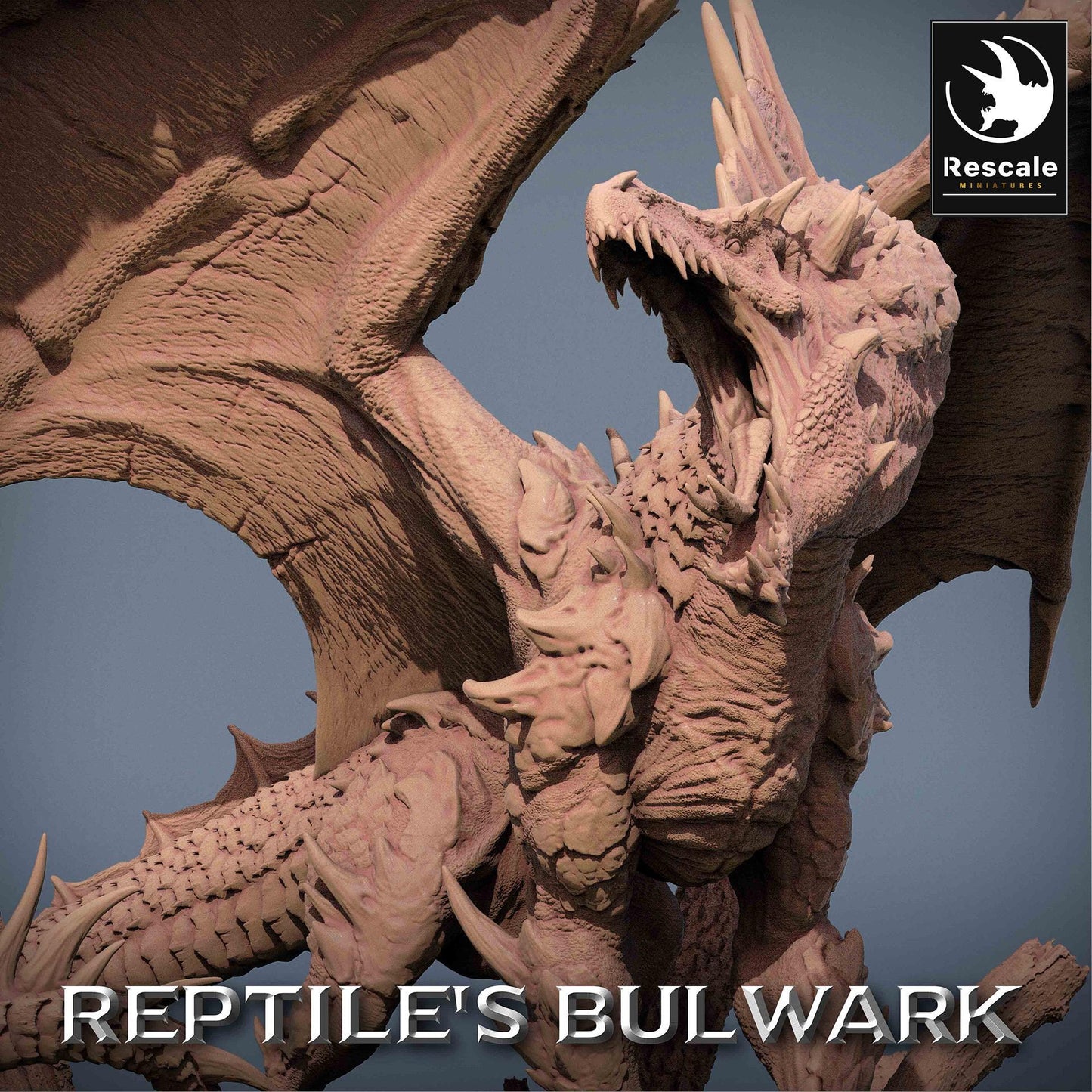 Dragón Verde Adulto - Impreso en 3D / Fantasía / Terreno / Paisaje / Ruinas / El Señor de los Anillos / Dragones y Mazmorras / Pathfinder