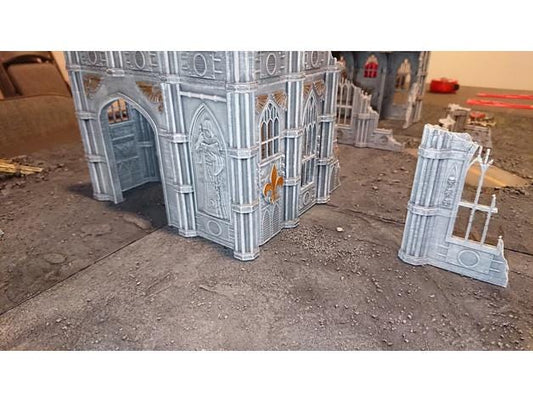 Escenografía "Ruinas Imperiales" compatible con Kill Team / Chalnath