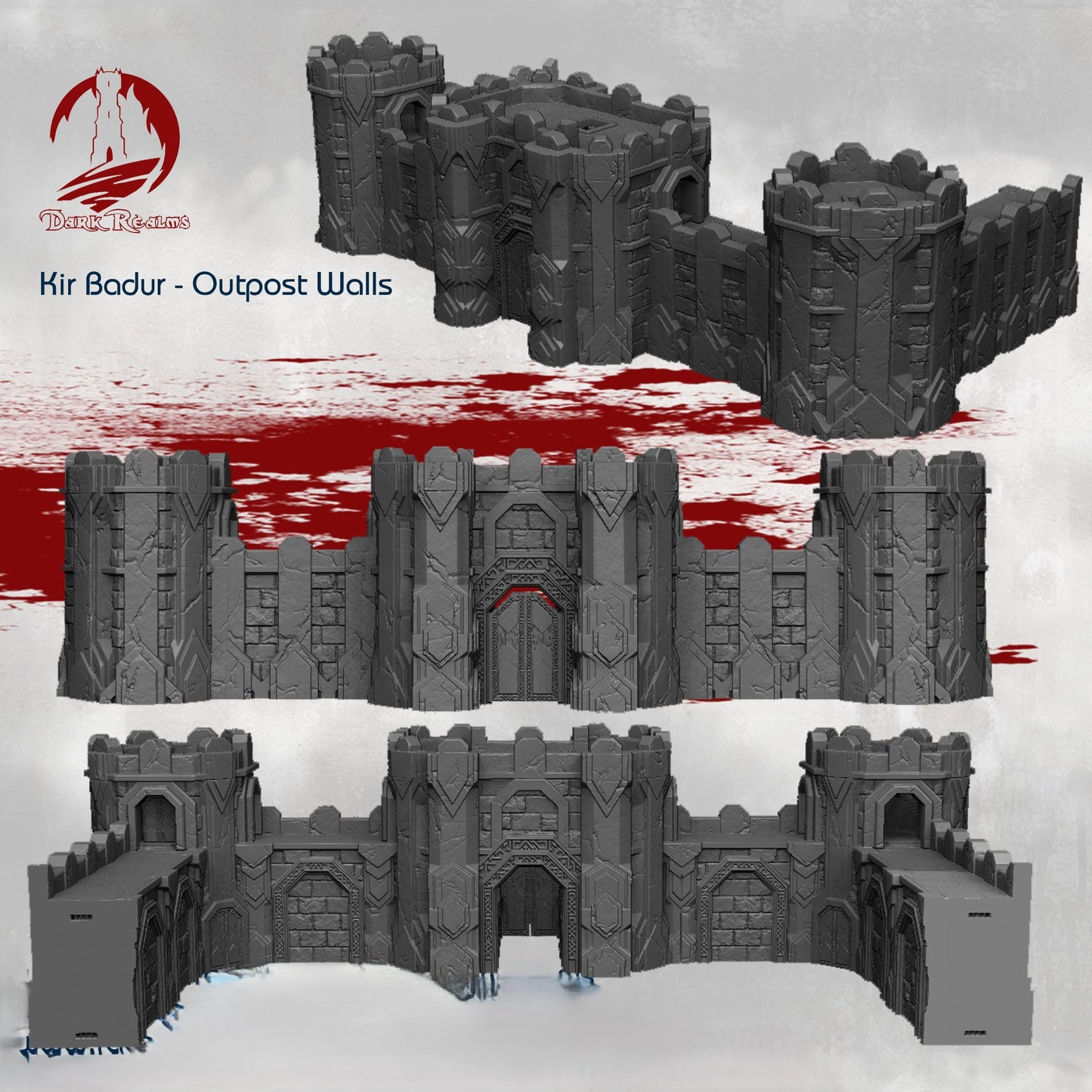 Dwarven Wall - Moria / LOTR / ESDLA / D&D / Pathfinder