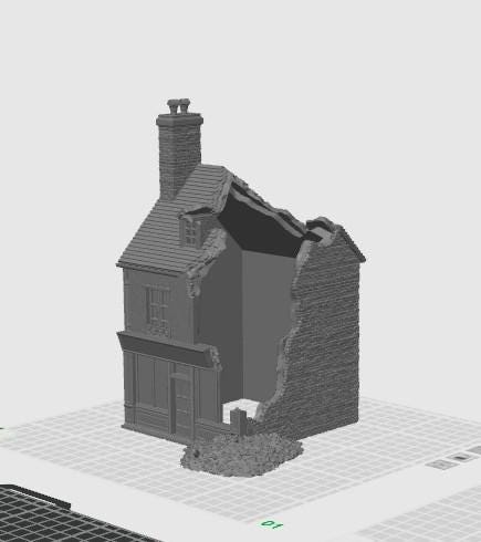 Casa Op. Overlord 1944 WWII - Compatible con el juego de mesa Bolt Action