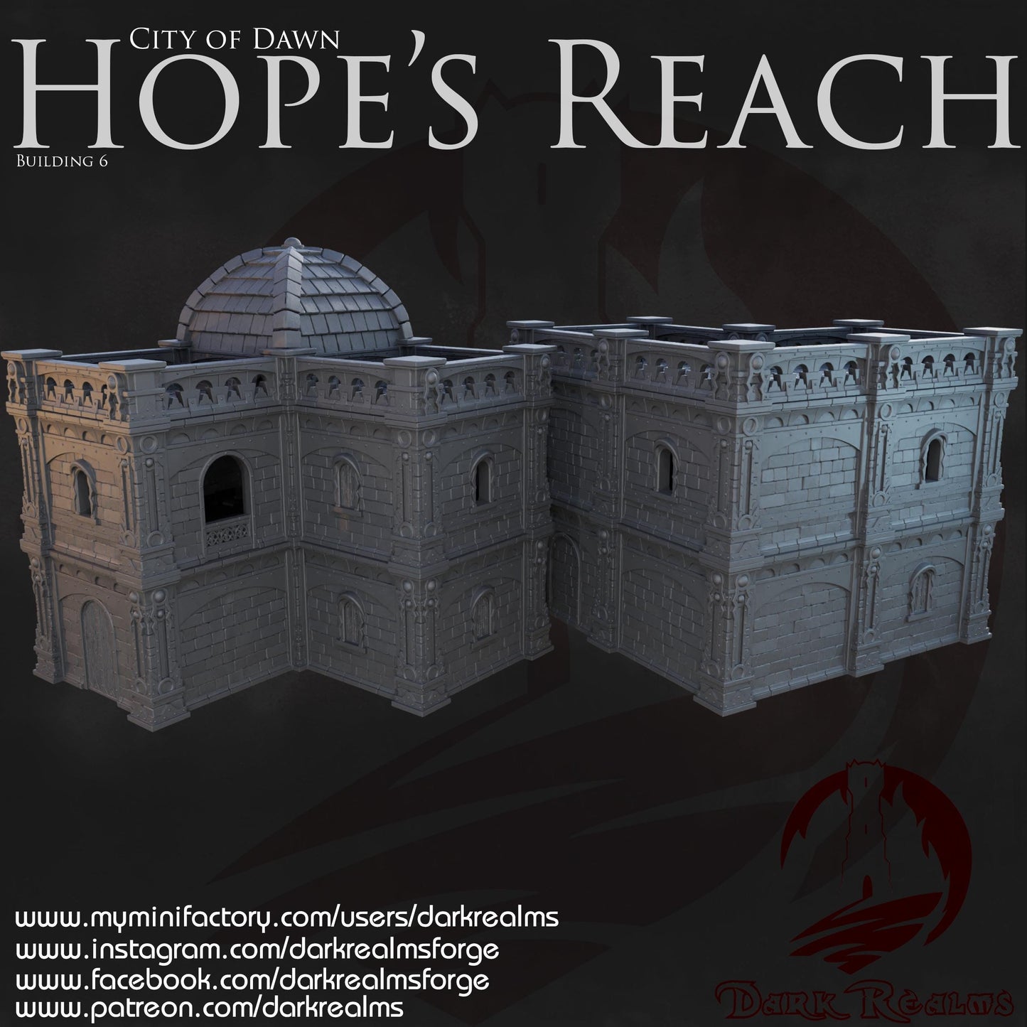 Casa Fortaleza (6) - Rol / Wargames / Hope's Reach / Terreno / Diorama / El Señor de los Anillos / Dragones y Mazmorras / Pathfinder