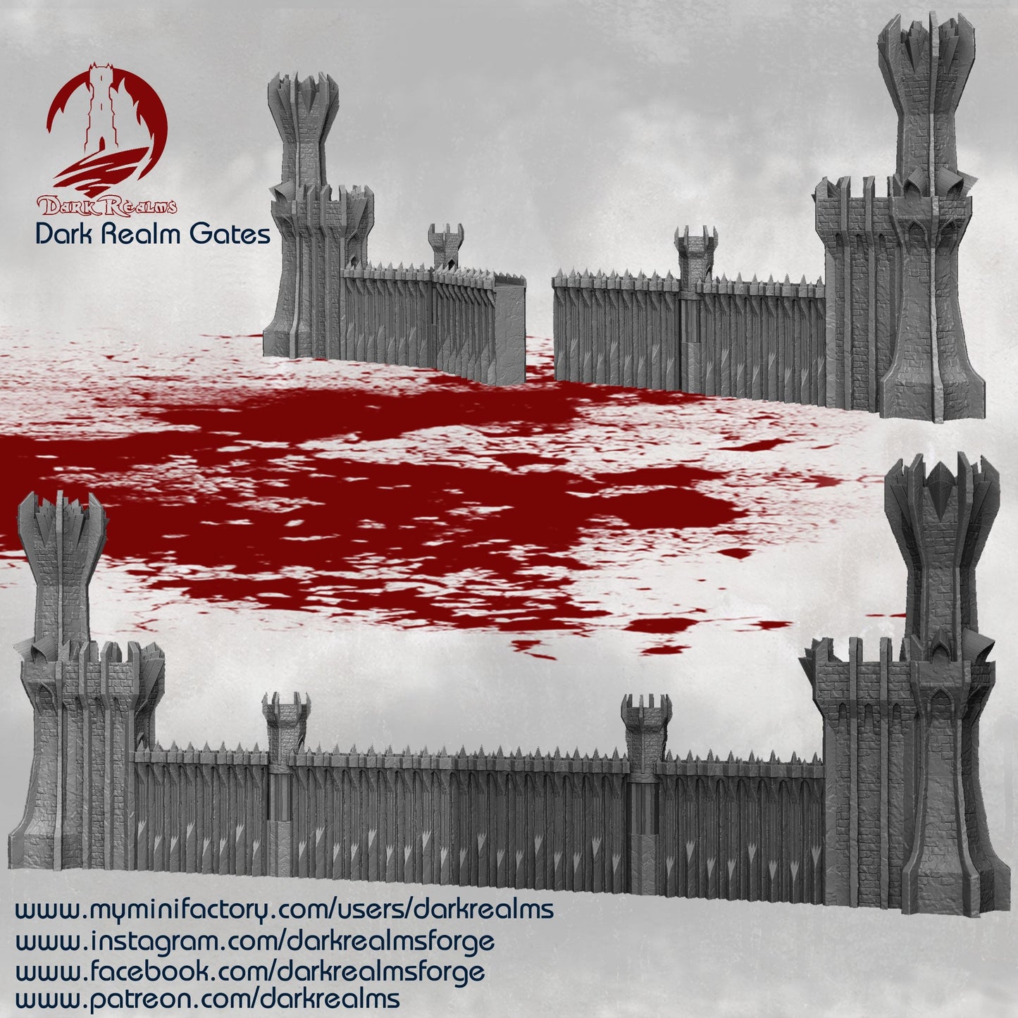 The Black Gates (Escalado al 50%) - Mordor / ESDLA / LOTR / DND / Pathfinder