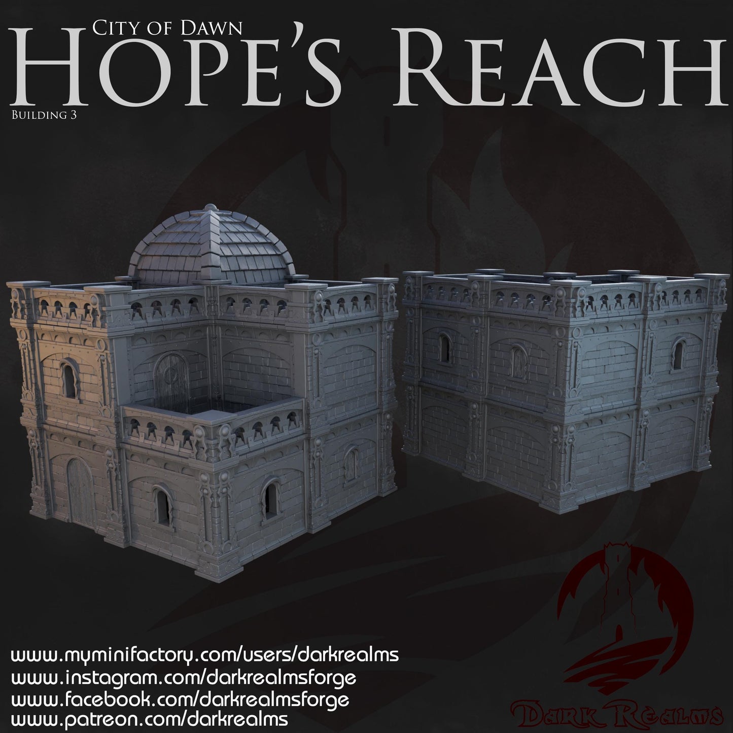 Casa Fortaleza (3) - Rol / Wargames / Hope's Reach / Terreno / Diorama / El Señor de los Anillos / Dragones y Mazmorras / Pathfinder