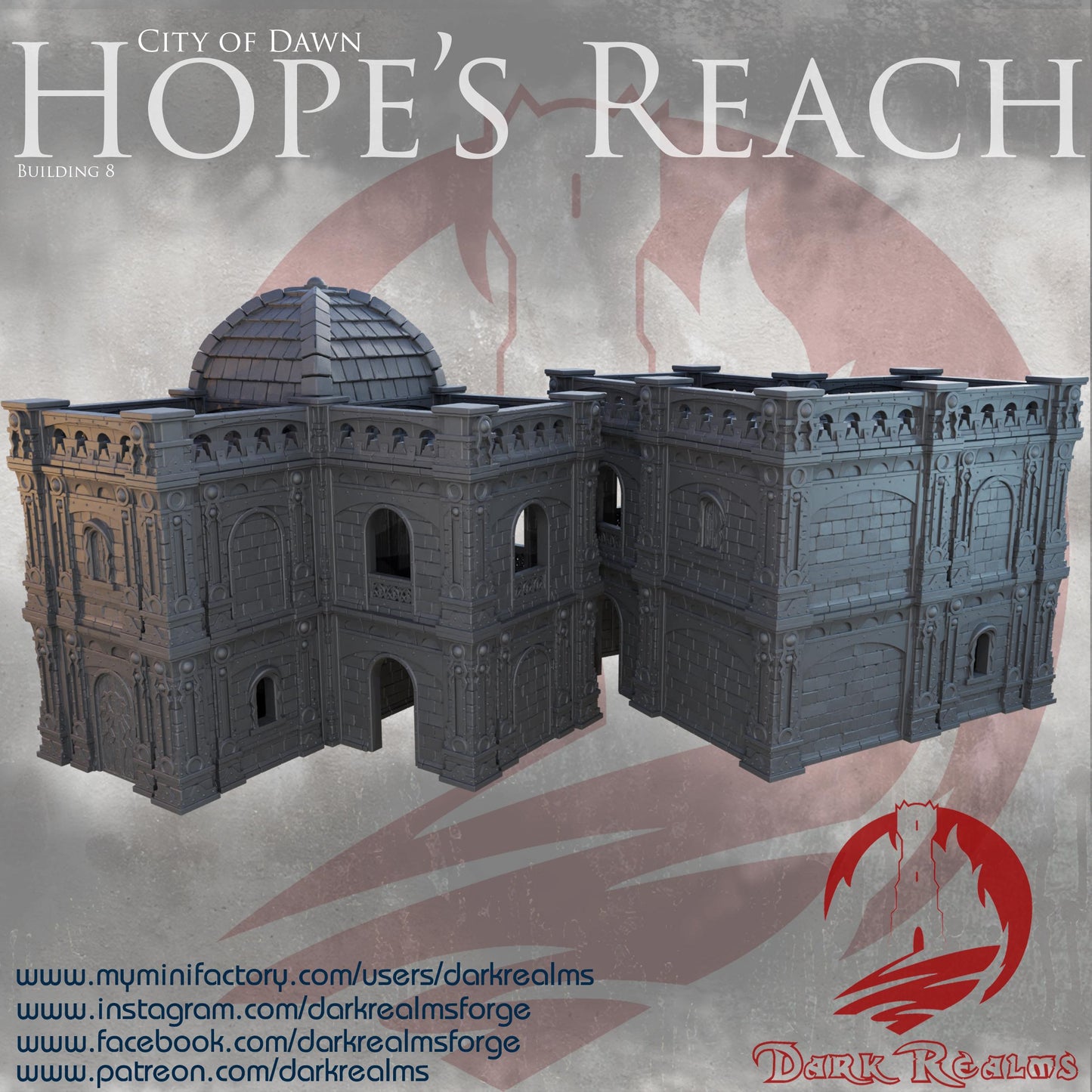 Casa Fortaleza (8) - Rol / Wargames / Hope's Reach / Terreno / Diorama / El Señor de los Anillos / Dragones y Mazmorras / Pathfinder