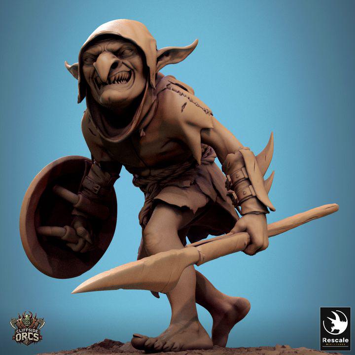 Pack Brutal Goblin - Impreso en 3D / Fantasía / El Señor de los Anillos / Dragones y Mazmorras / Pathfinder / DND / Miniatura