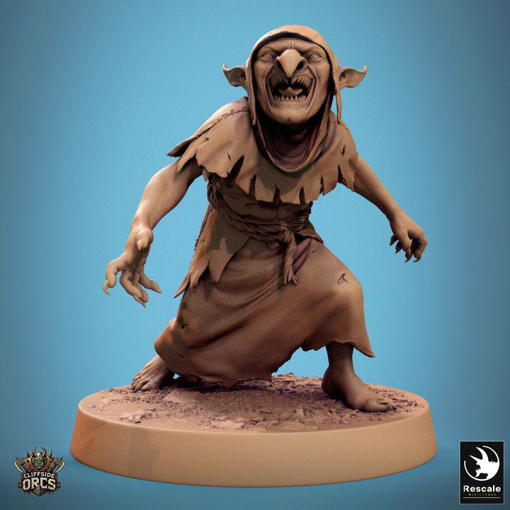 Pack Brutal Goblin - Impreso en 3D / Fantasía / El Señor de los Anillos / Dragones y Mazmorras / Pathfinder / DND / Miniatura