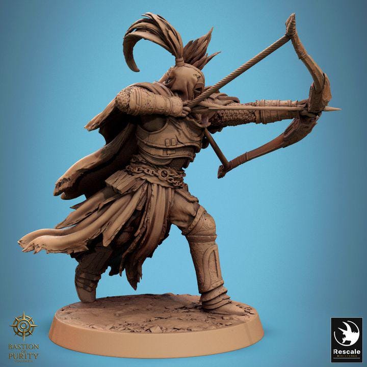 Pack Silent Sentinel - Impreso en 3D / Fantasía / El Señor de los Anillos / Dragones y Mazmorras / Pathfinder / DND / Miniatura