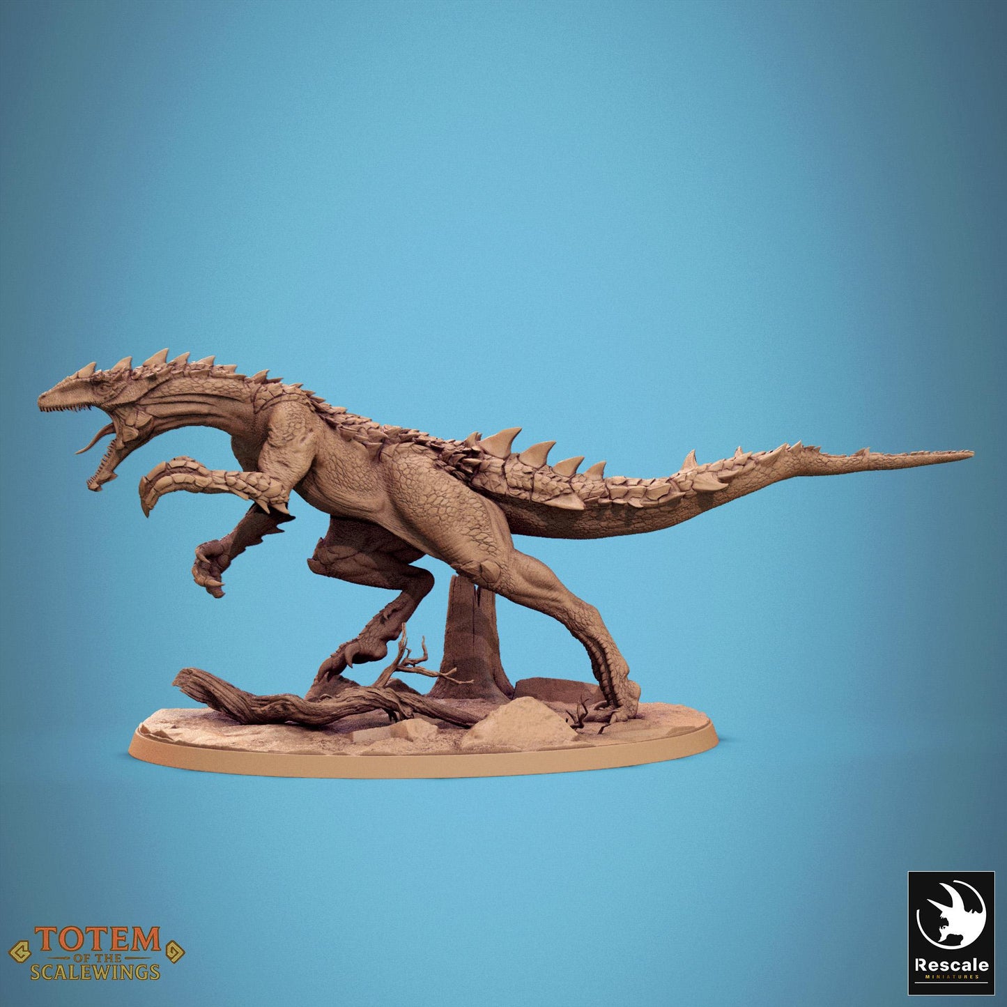 Razoraptor - Rescale / Dragón / ESDLA / LOTR / El Señor de los Anillos / Dragones y Mazmorras / Pathfinder / D&D / Juego de mesa