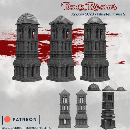 Dark realms - Arkenfel Tower - Terreno / rol / El Señor de los Anillos / Dragones y Mazmorras / Pathfinder / DND / D&D