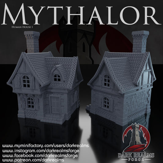 Dark Realms - Mythalor - Human House 1 - Fantasía / Terreno / Paisaje / dnd / LOTR / ESDLA / Warhammer / D&D / Pathfinder