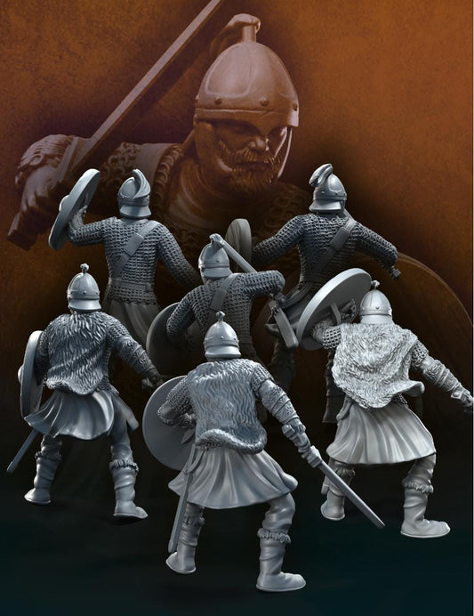 Soldados Rohirrim armadura - Rohan / Tierra Media / LOTR / El Señor de los Anillos / Dragones y Mazmorras / Pathfinder / DND / Miniatura