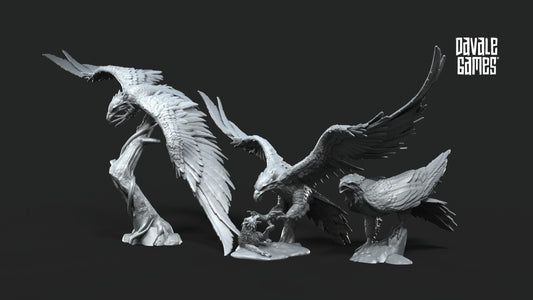 Aguilas Gigantes - Gandalf / gondor / Tierra Media / LOTR / El Señor de los Anillos / Dragones y Mazmorras / Pathfinder / DND / Miniatura