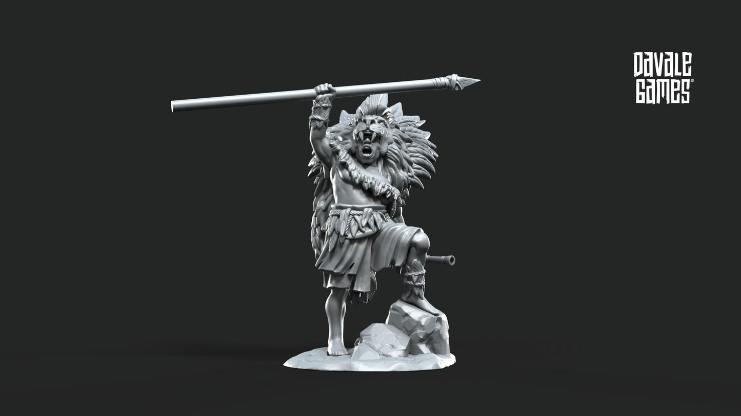 Lider Guerreros Dunlendinos - Salvajes / Rohan / Tierra Media / LOTR / El Señor de los Anillos / Dragones y Mazmorras / Pathfinder / DND