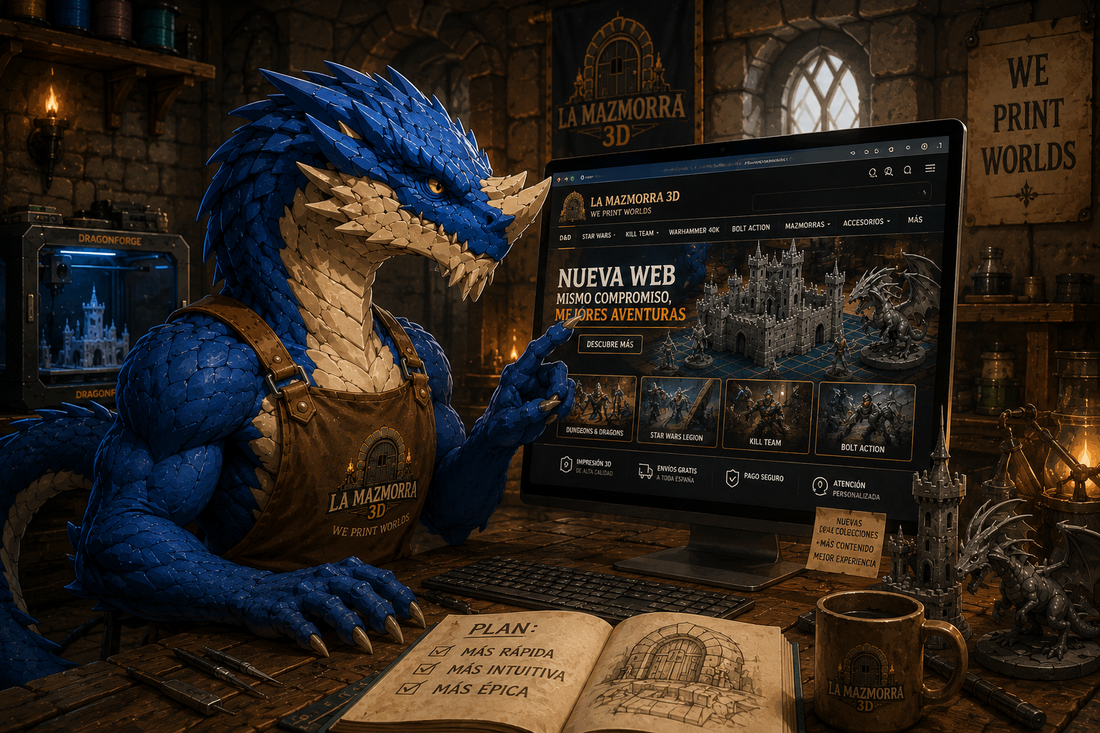 ⚔️ La Mazmorra 3D evoluciona: descubre nuestra nueva web y todo lo que está por llegar