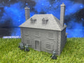 Großes zweistöckiges Haus Op. Overlord 1944 WWII - Kompatibel mit dem Bolt Action-Brettspiel
