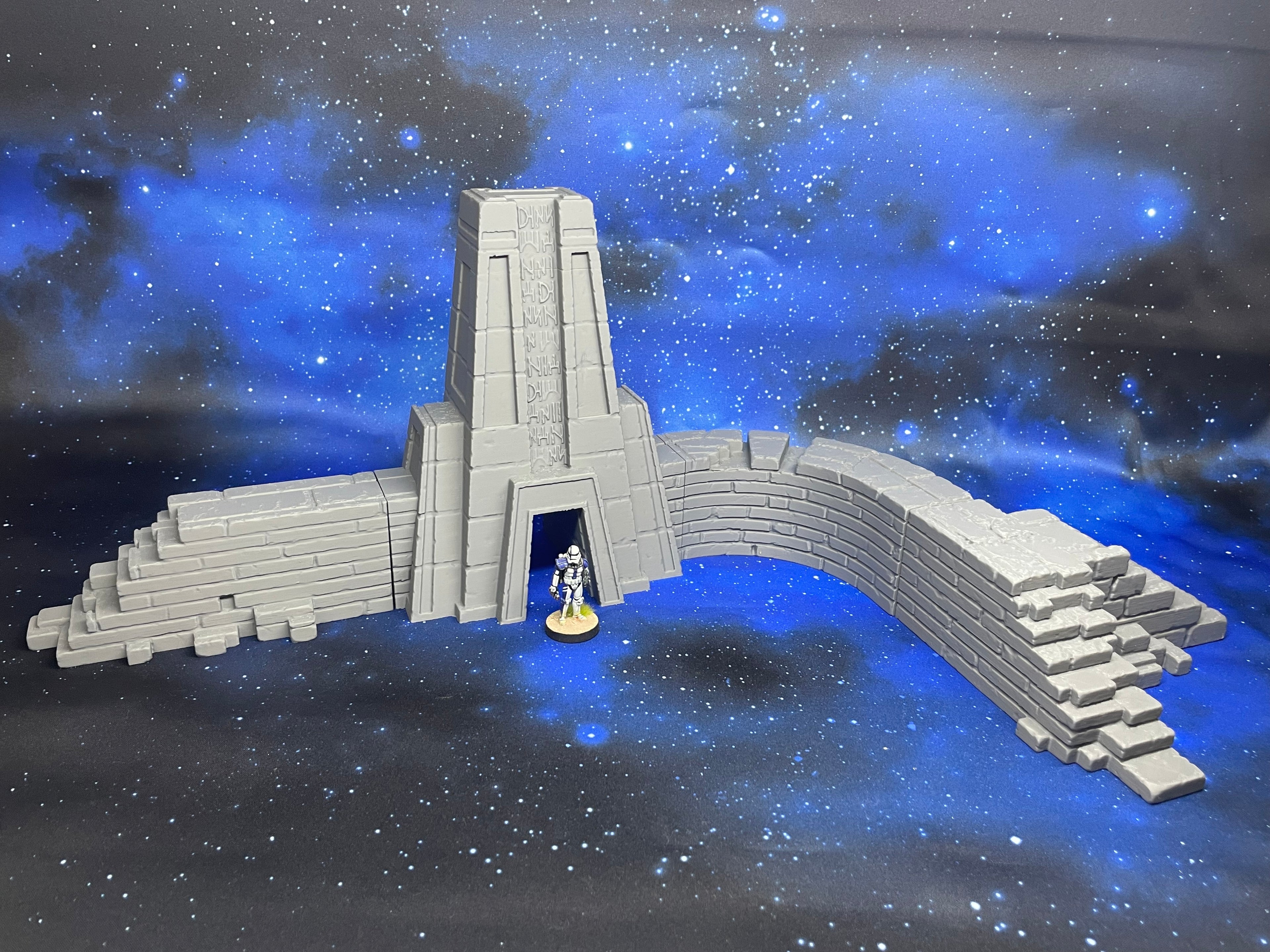 Templo con muros – Escenografía compatible con Star Wars: Legion y Shatterpoint