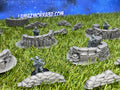 Set de Sacos Terreros - Wargames WW2 – Compatible con Bolt Action