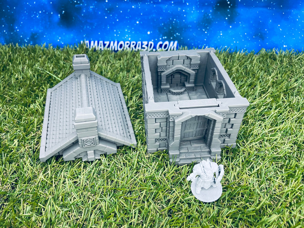 Vivienda Enana 1 – Escenografía de fantasía en PLA