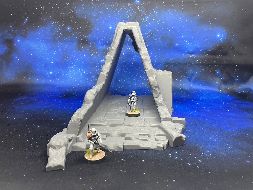 Templo en Ruinas – Escenografía compatible con Star Wars: Legion y Shatterpoint