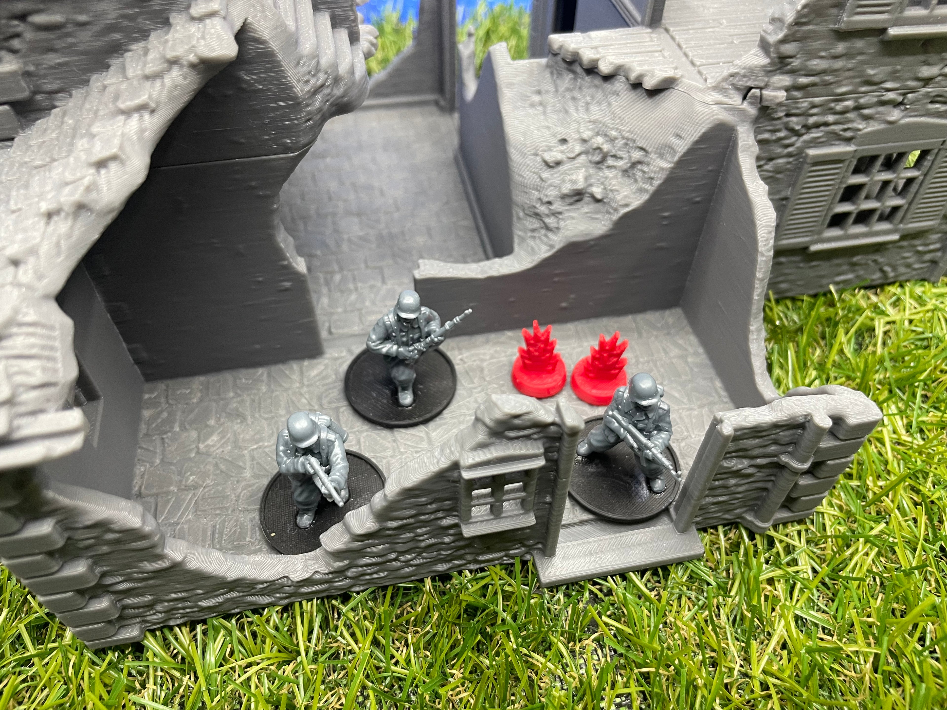 Craters Op. Overlord 1944 WWII - Kompatibel mit dem Bolt Action-Brettspiel