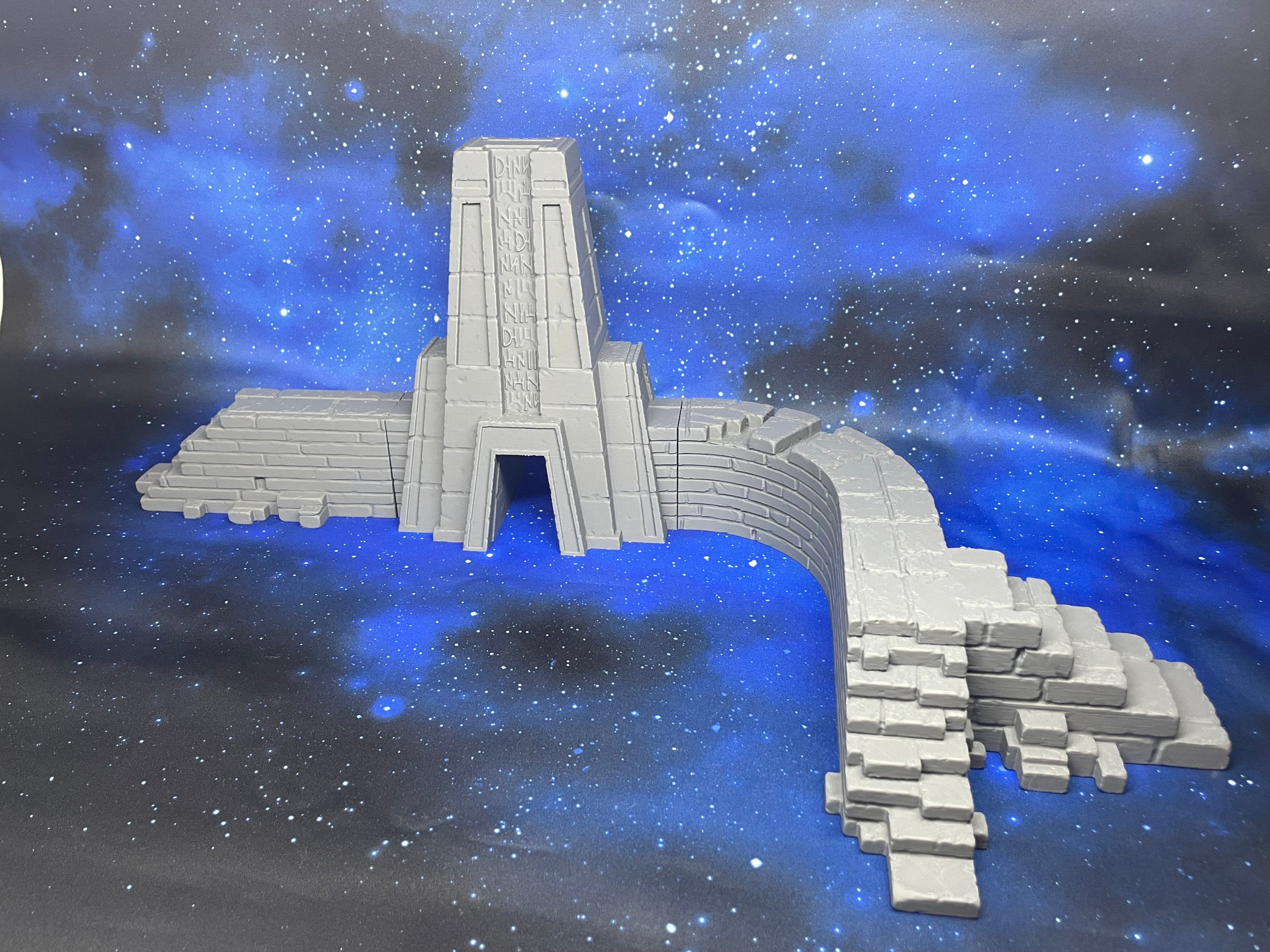 Templo con muros – Escenografía compatible con Star Wars: Legion y Shatterpoint
