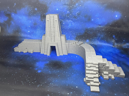 Templo con muros compatible con Star Wars Legión / Shatterpoint