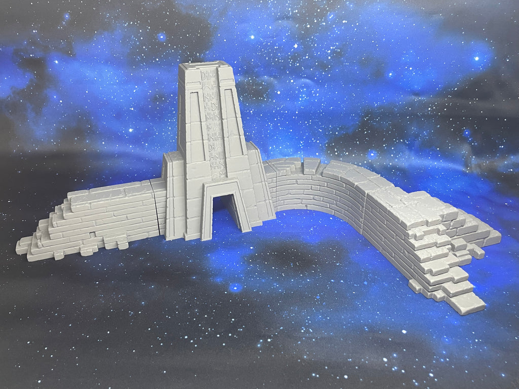Templo con muros – Escenografía compatible con Star Wars: Legion y Shatterpoint