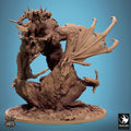 Orc Chief on Wyvern - Resin miniature for D&D, 32mm