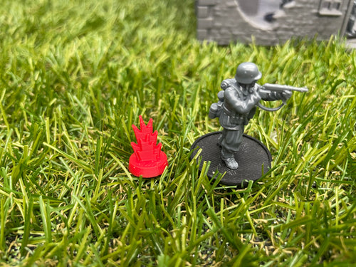 Craters Op. Overlord 1944 WWII - Kompatibel mit dem Bolt Action-Brettspiel