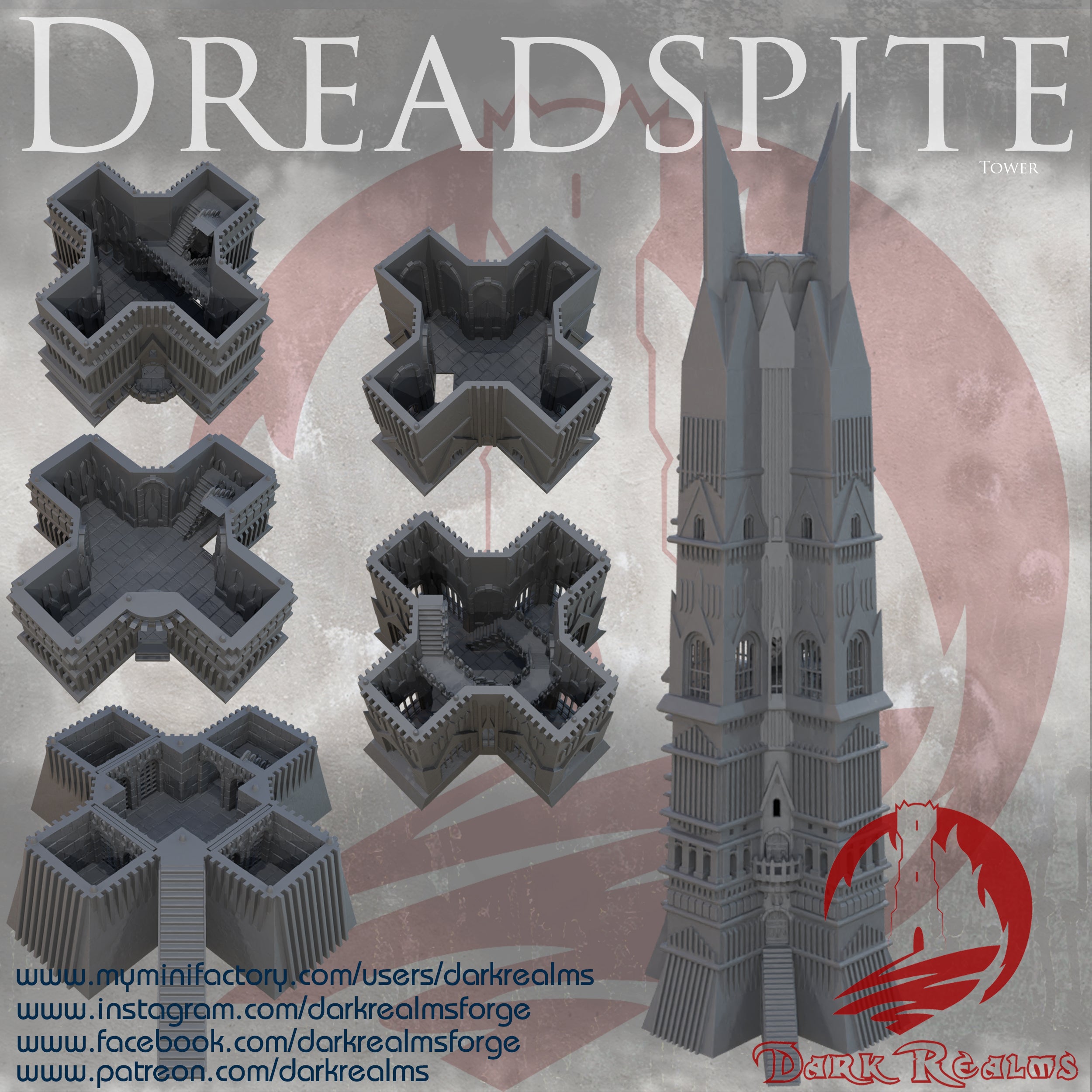 Necromancer's Tower – Fantasy Scenery in PLA
