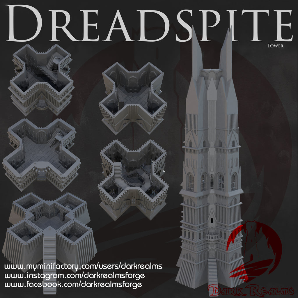 Necromancer's Tower – Fantasy Scenery in PLA