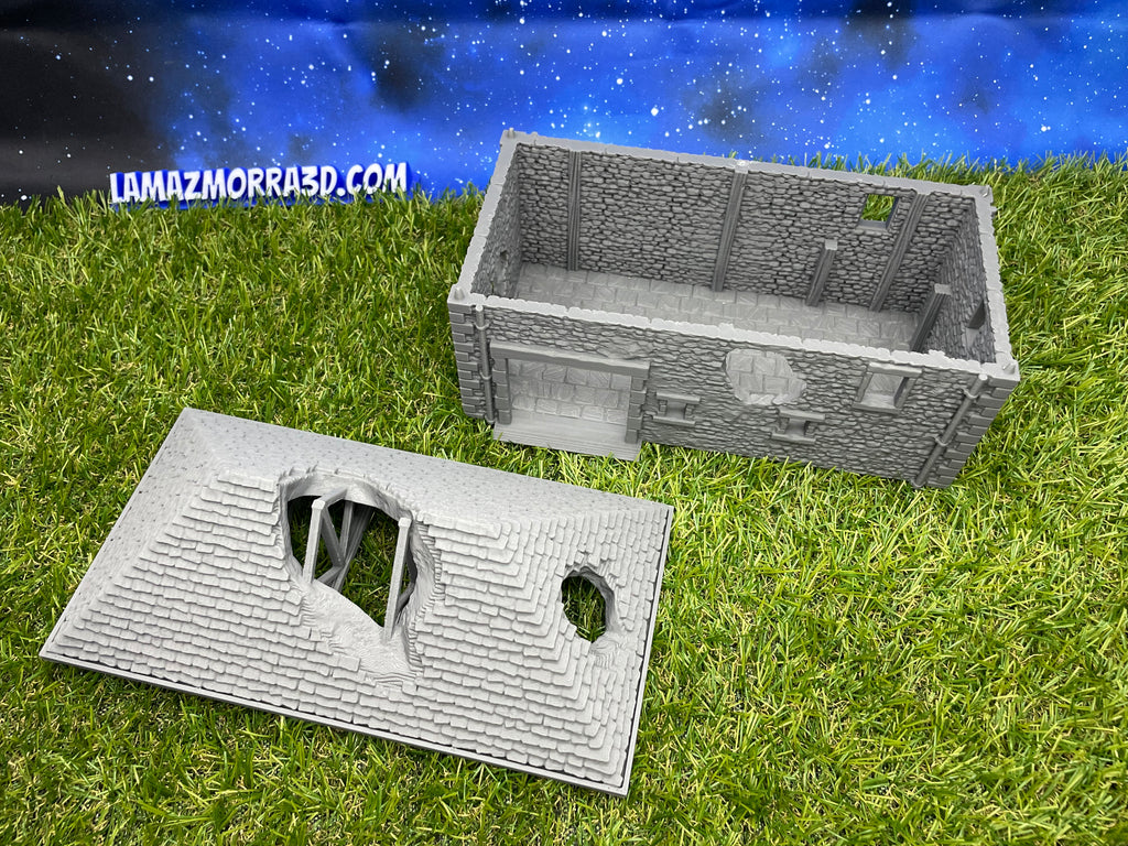Granero bombardeado Operación Overlord 1944 – Compatible con Bolt Action