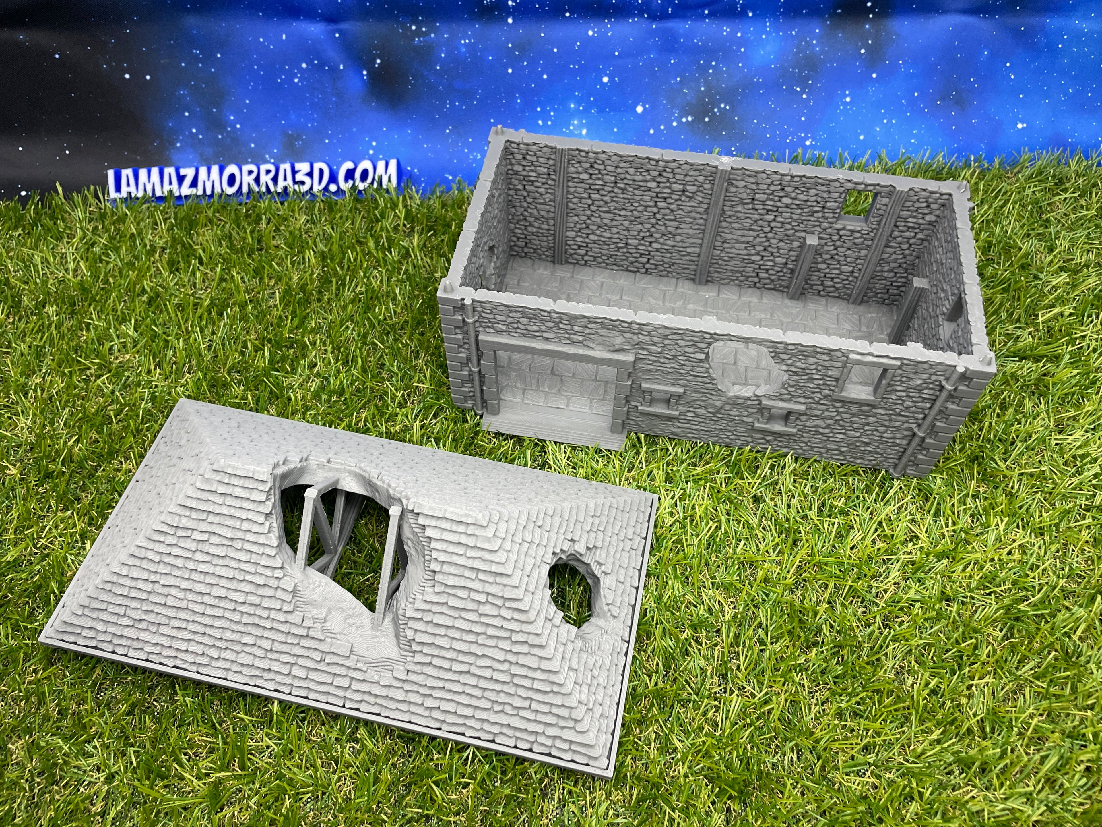 Granero bombardeado Operación Overlord 1944 – Compatible con Bolt Action