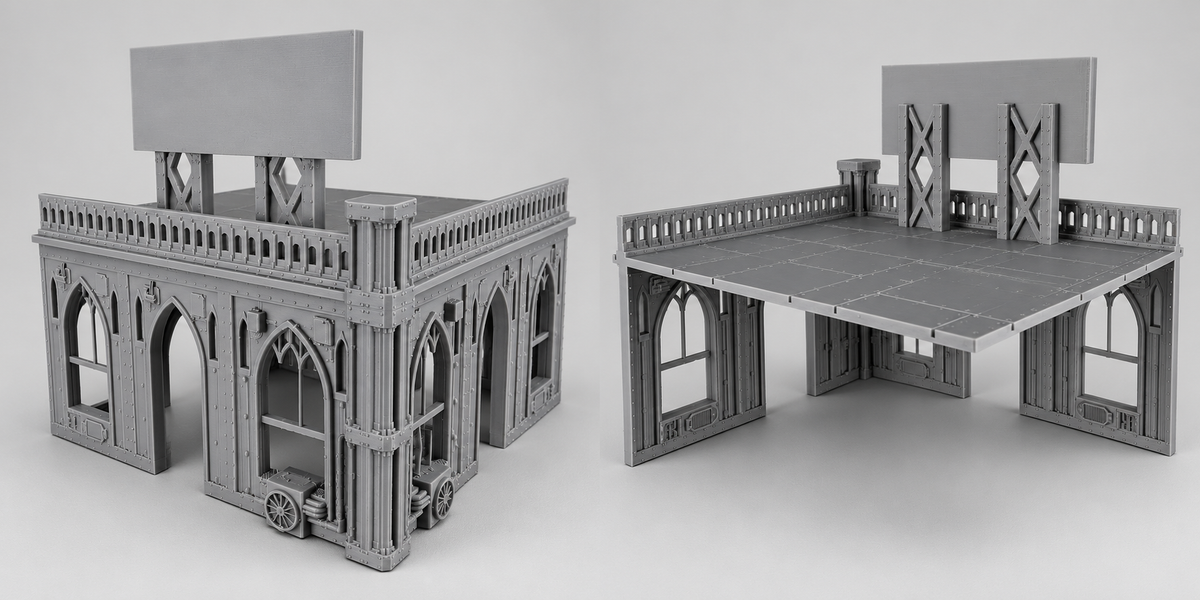 Ciudad Imperial - Escenografía completa - compatible con WH40K