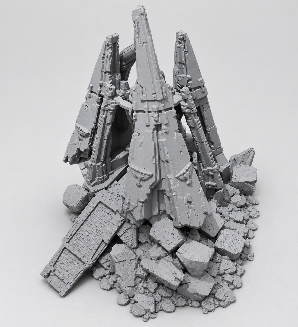Ciudad Imperial - Escenografía completa - compatible con WH40K