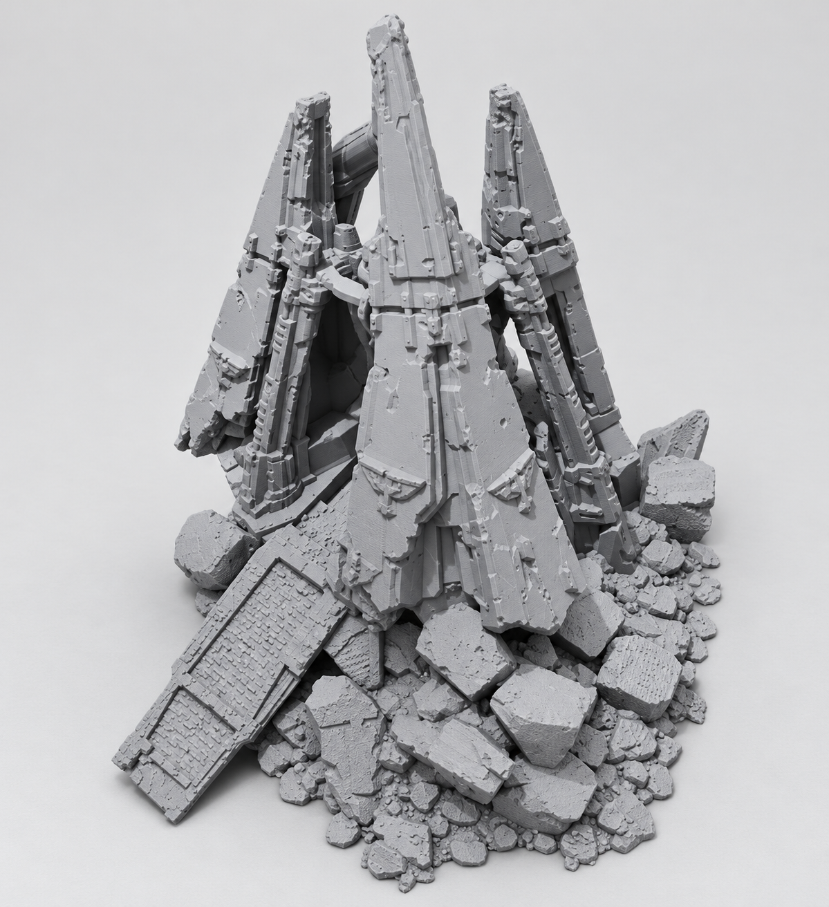 Ciudad Imperial - Escenografía completa - compatible con WH40K