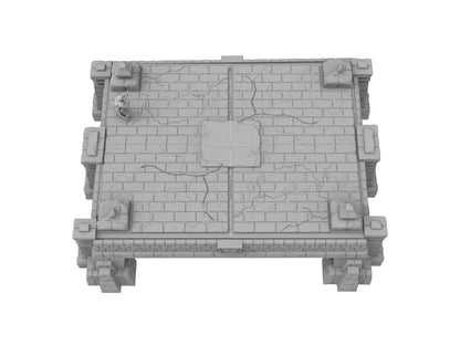 Ruinas Hangar compatible con Star Wars Legión / Shatterpoint