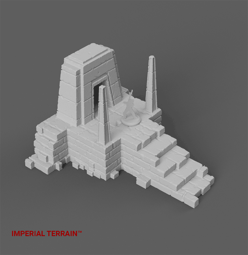 Templo con Altar compatible con Star Wars Legión / Shatterpoint