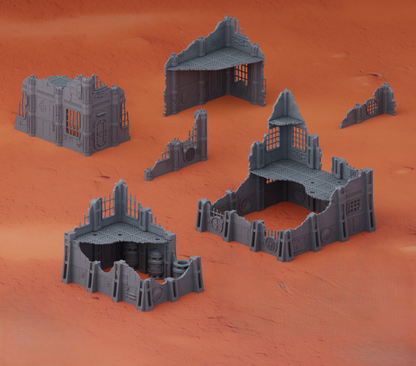 Escenografía "Ruinas Imperiales" compatible con Kill Team VOLKUS