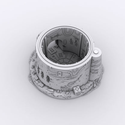 Casa del Hermitaño compatible con Star Wars Legión / Shatterpoint