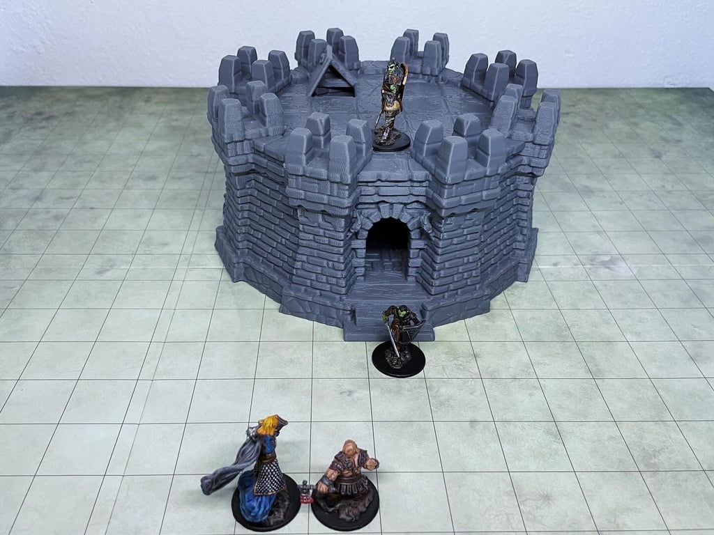 Bastion fortress – PLA fantasy scenery