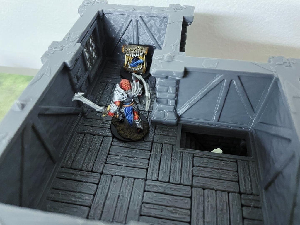 Medium Stone House – Fantasy Scenery in PLA