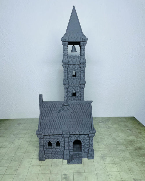 House with Bell Tower – Fantasy Scenery in PLA