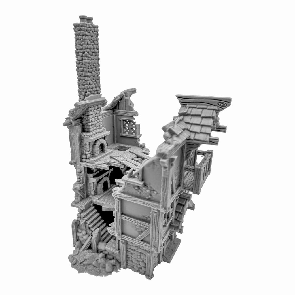 Tienda en Ruinas – Escenografía de fantasía en PLA