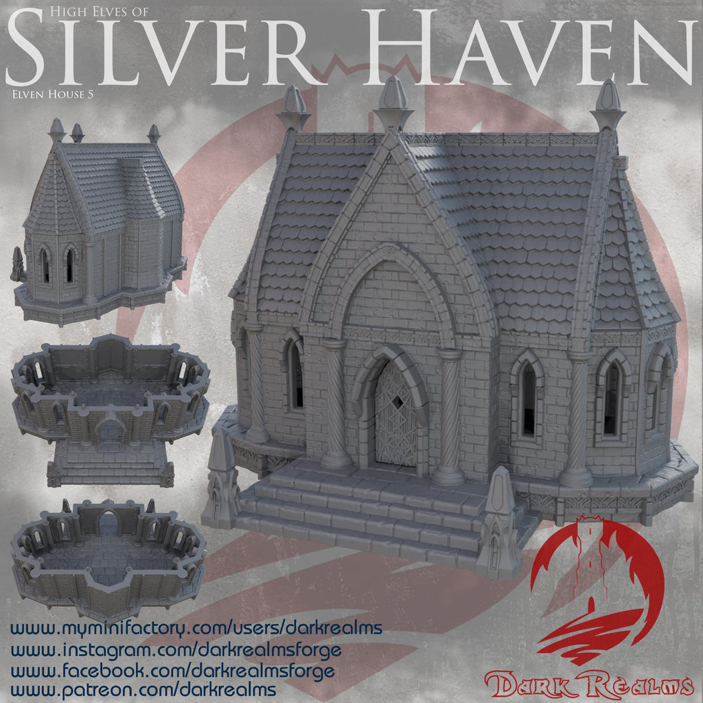 Elven house – Fantasy scenery in PLA