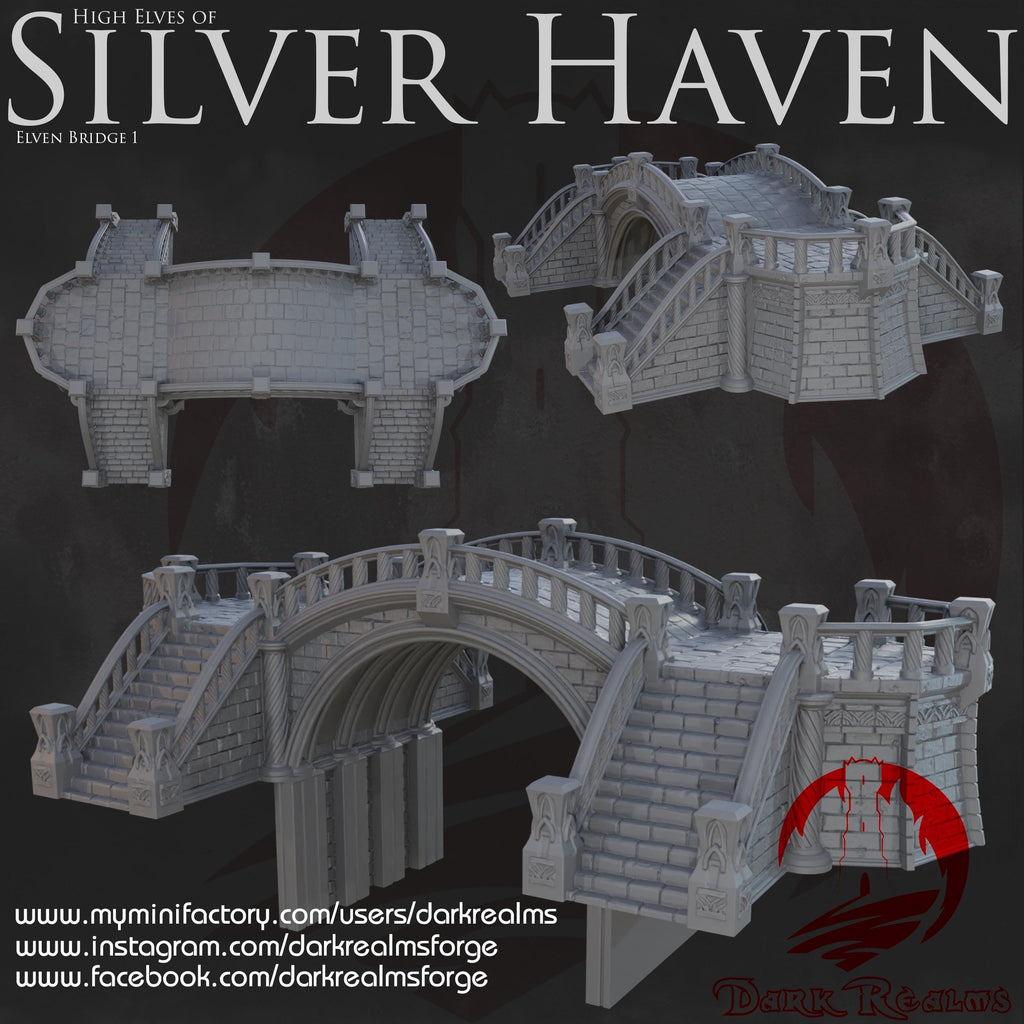 Elven Bridge - Fantasy Scenery in PLA